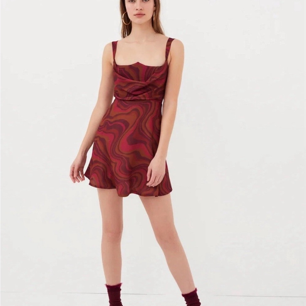 NWT Love & Lemons Eleanor  Mini Dress